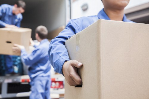Local removals team planning a move in Stockwell near residential flats