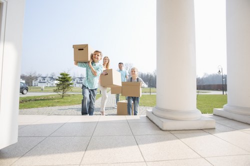 Office relocation planning and packing materials in Stockwell