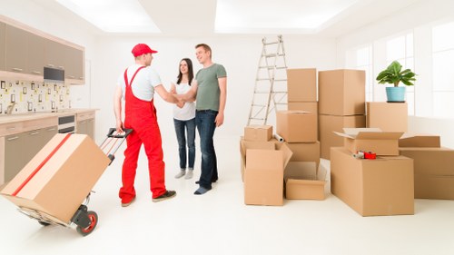 Office furniture pick-up service for a Stockwell business