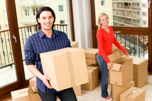 Careful handling of furniture during a Stockwell man and van move